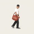 Tas selempang canvas pria Freeman 3.0 Barangantik warna red amber tampak depan