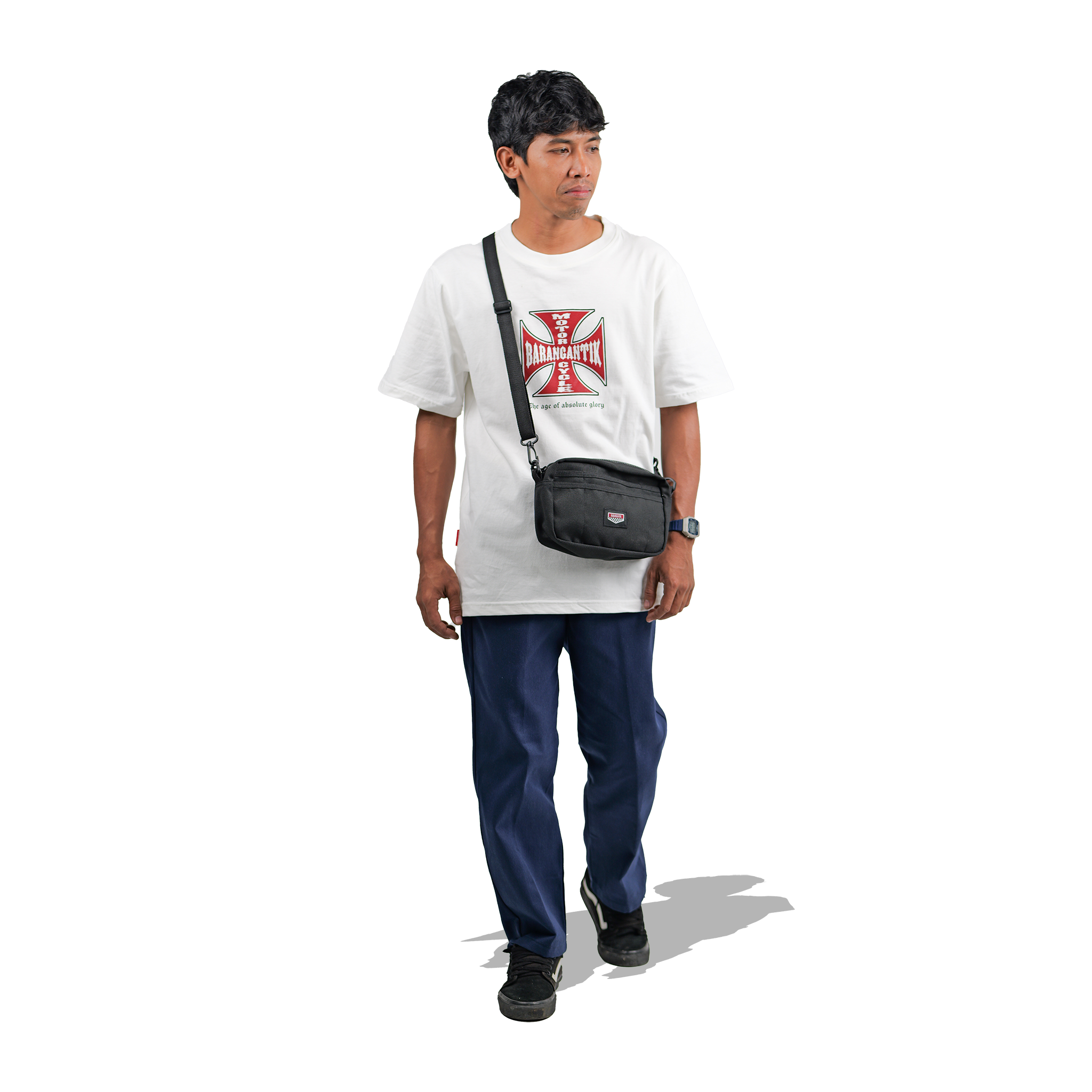 Tas pinggang waist bag pria Toolman Barangantik tampak depan