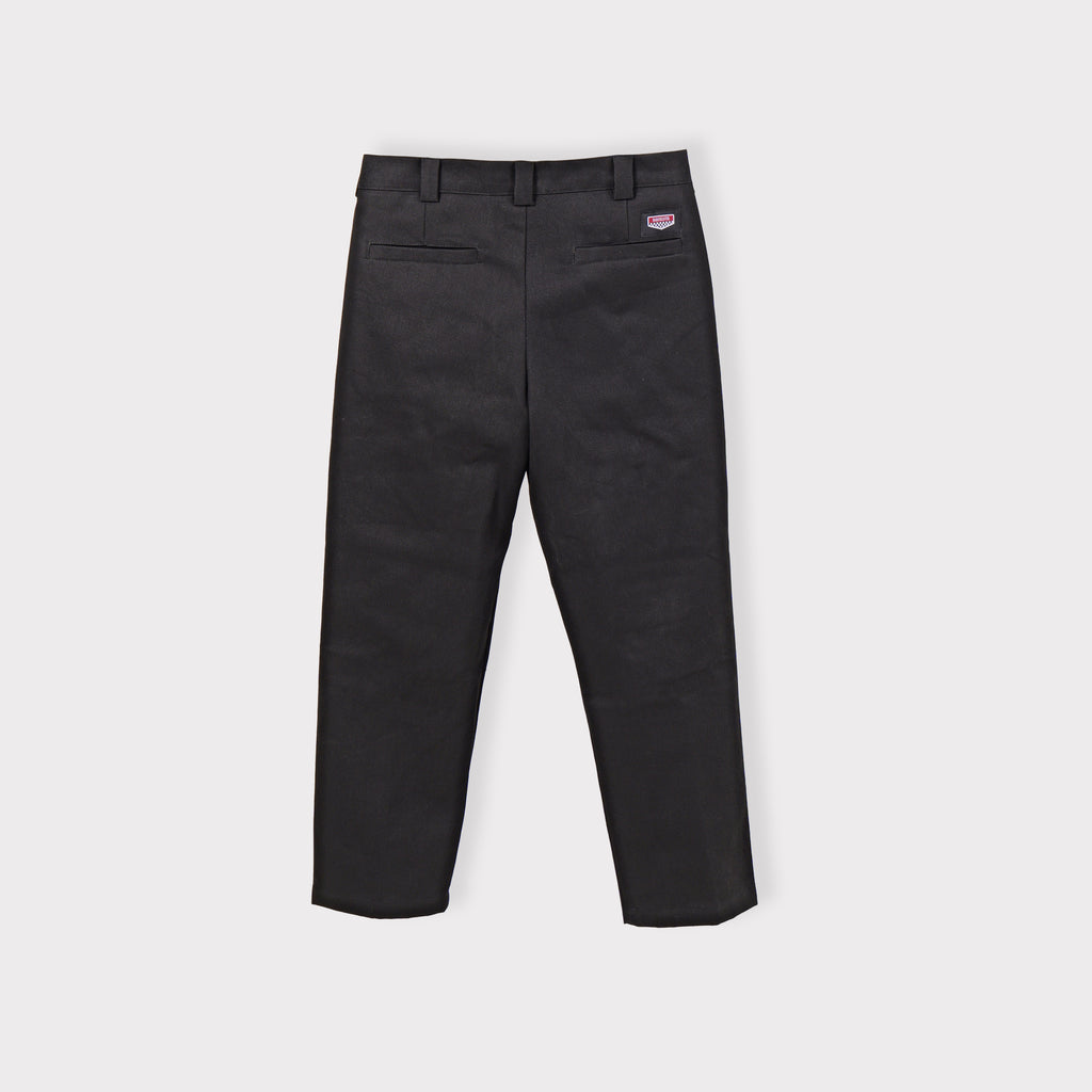 Celana workpants pria Barangantik Workner hitam tampak belakang