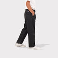 Celana workpants pria Barangantik Workner hitam tampak samping kiri