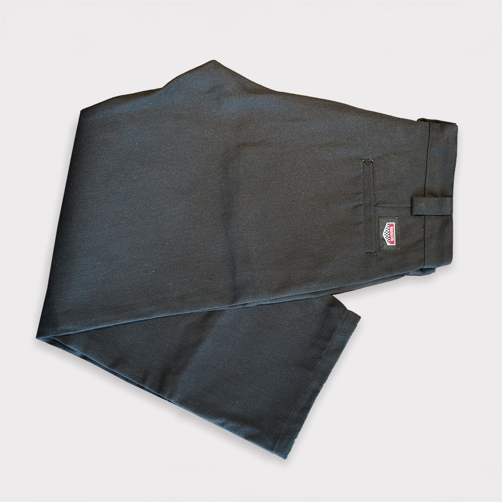 Celana workpants pria Barangantik Workner hitam detail bahan
